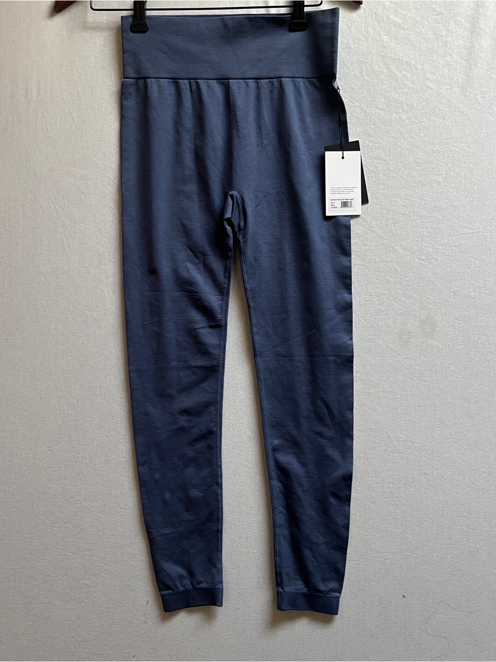 NWT Knix Seamless Everyday High-Waisted Leggings Blue Medium